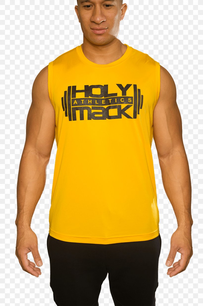 T-shirt Sleeveless Shirt Yellow, PNG, 850x1277px, Tshirt, Active Undergarment, Blue, Clothing, Jersey Download Free