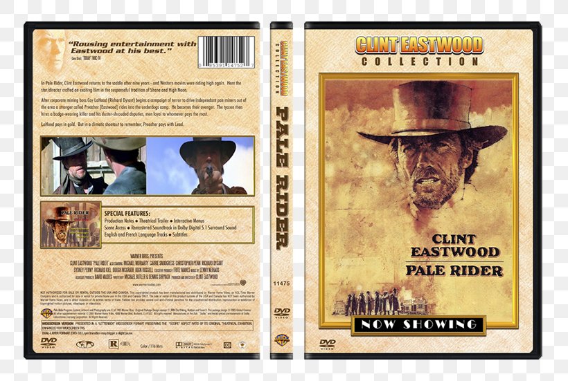 Advertising DVD Pale Rider Clint Eastwood, PNG, 800x551px, Advertising, Clint Eastwood, Dvd, Pale Rider Download Free