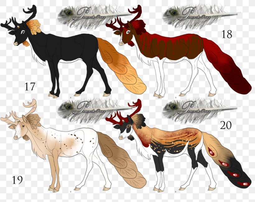 Mustang Reindeer Donkey Pack Animal Antelope, PNG, 1024x810px, Mustang, Animal, Animal Figure, Antelope, Deer Download Free