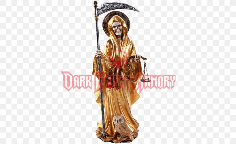 Santa Muerte Death Statue Figurine Religion, PNG, 500x500px, Santa Muerte, Death, Economic Power, Figurine, Luck Download Free