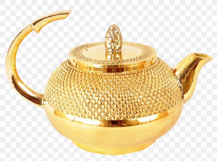 Teapot, PNG, 1024x764px, Tea, Brass, Crock, Gold, Gratis Download Free