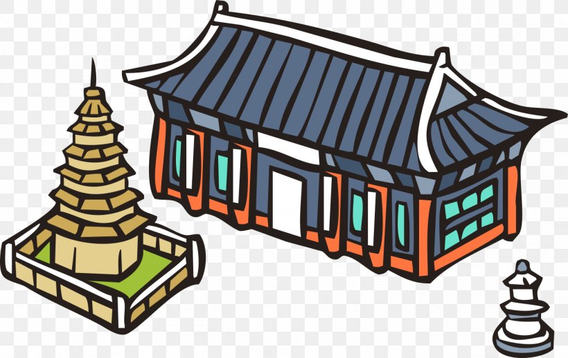 Temple Chinese Pavilion Architecture Pagoda Vector Graphics, PNG, 1411x893px, Temple, Architecture, Buddhist Temple, Building, Cartoon Download Free