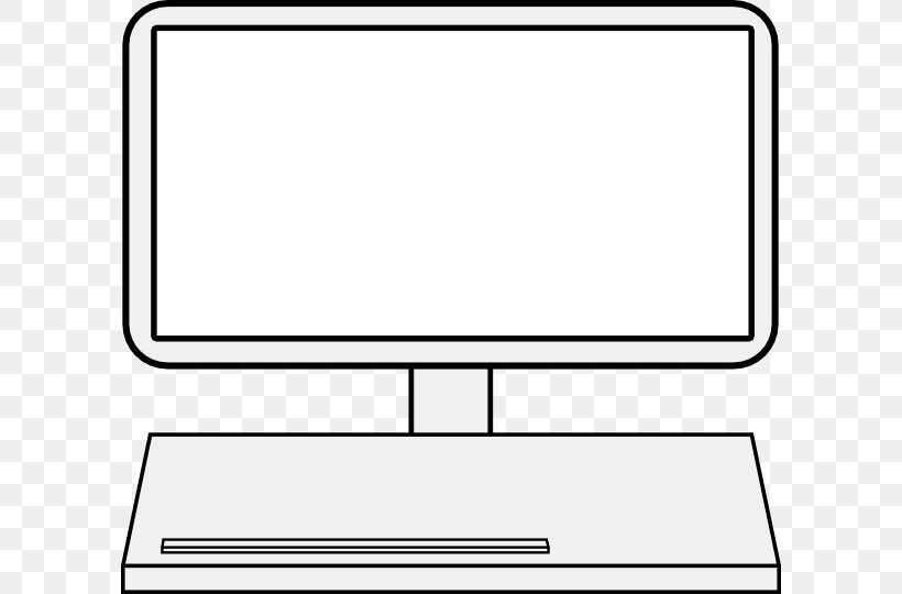 Computer Keyboard Computer Monitors Clip Art, PNG, 600x540px, Computer Keyboard, Area, Black, Black And White, Brand Download Free