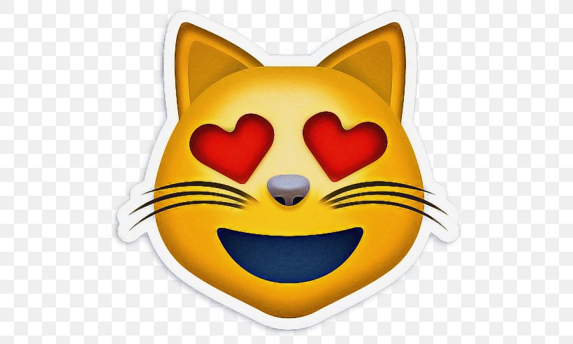 Heart Eye Emoji, PNG, 528x492px, Emoji, Cartoon, Cat, Comedy, Emoticon Download Free