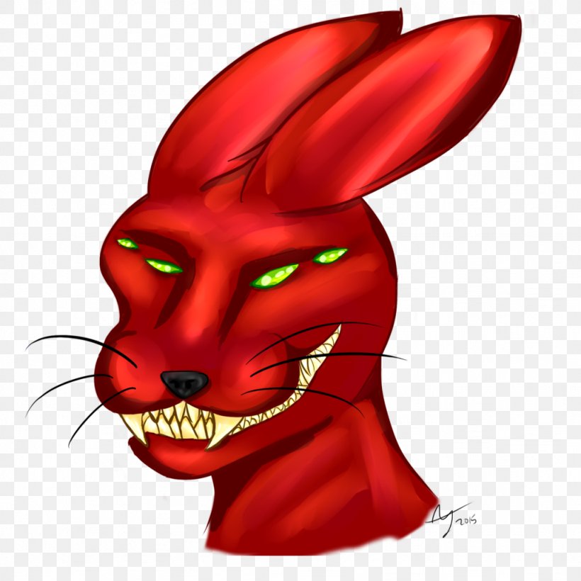 Rabbit Bunny Man Clip Art, PNG, 1024x1024px, Rabbit, Animal, Art, Cartoon, Demon Download Free