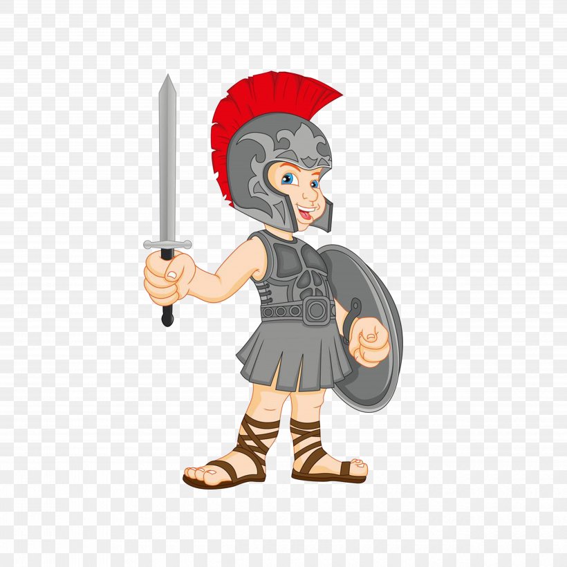 Gladiator Royalty-free Clip Art, PNG, 5000x5000px, Gladiator, Art, Cartoon, Drawing, Fictional Character Download Free