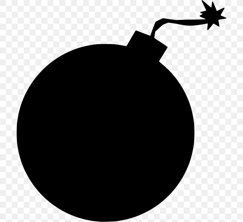 Bomb Nuclear Weapon Clip Art, PNG, 708x748px, Bomb, Black, Black And White, Cartoon, Explosion Download Free