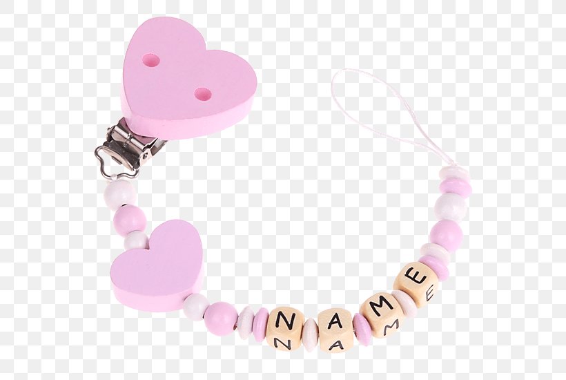 Bracelet Attache Tétine Bead Necklace Pacifier, PNG, 550x550px, Bracelet, Bead, Body Jewellery, Body Jewelry, Fashion Accessory Download Free