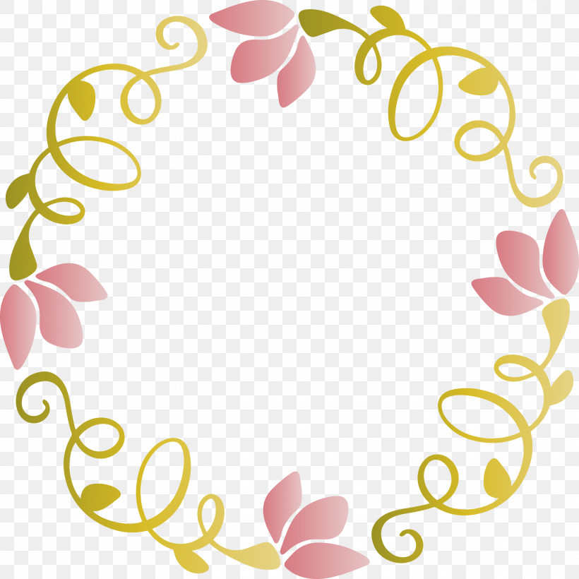 Spring Frame Flower Frame Floral Frame, PNG, 3000x3000px, Spring Frame, Circle, Floral Frame, Flower Frame, Leaf Frame Download Free