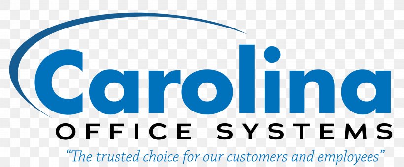Logo Carolina Office Systems Organization Business Nordson DAGE, PNG, 3059x1269px, Logo, Area, Blue, Brand, Business Download Free