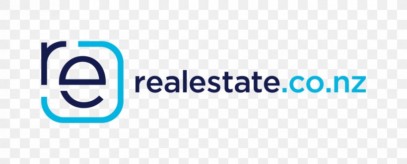 Logo Realestate.co.nz Real Estate Business Estate Agent, PNG, 1706x691px, Logo, Area, Blue, Brand, Business Download Free