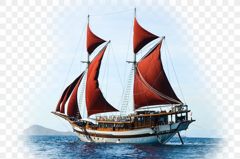 Sail Komodo National Park Liveaboard Cruising Yacht Charter, PNG, 1024x678px, Sail, Baltimore Clipper, Barque, Barquentine, Boat Download Free