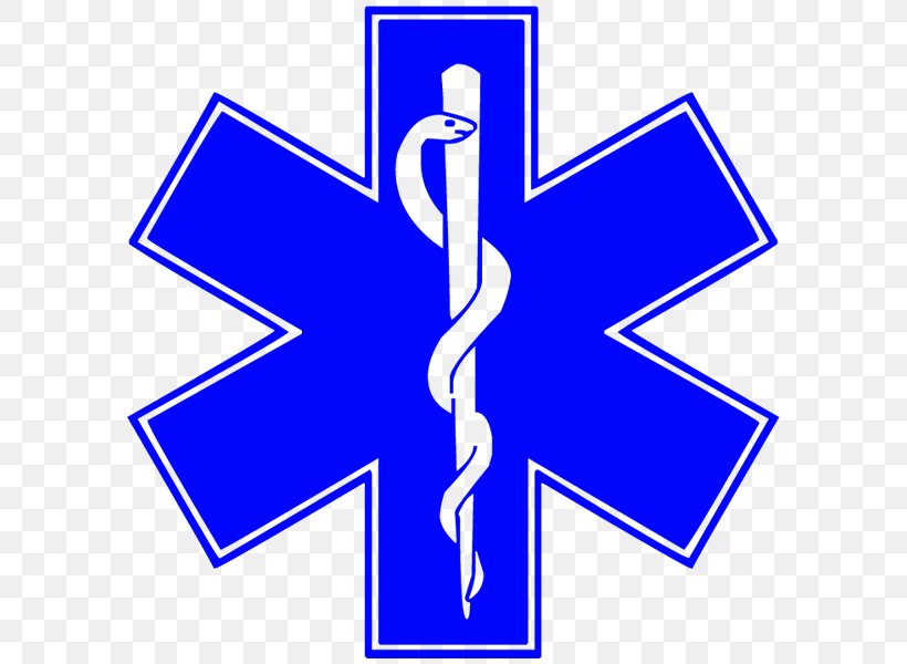 Star Of Life Emergency Medical Services Emergency Medical Technician Clip Art, PNG, 600x600px, Star Of Life, Ambulance, Area, Blue, Caduceus As A Symbol Of Medicine Download Free
