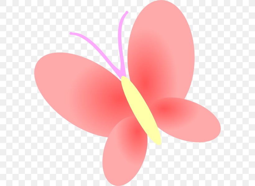 Butterfly Pink Royalty-free Clip Art, PNG, 600x599px, Butterfly, Blue, Butterflies And Moths, Cartoon, Color Download Free