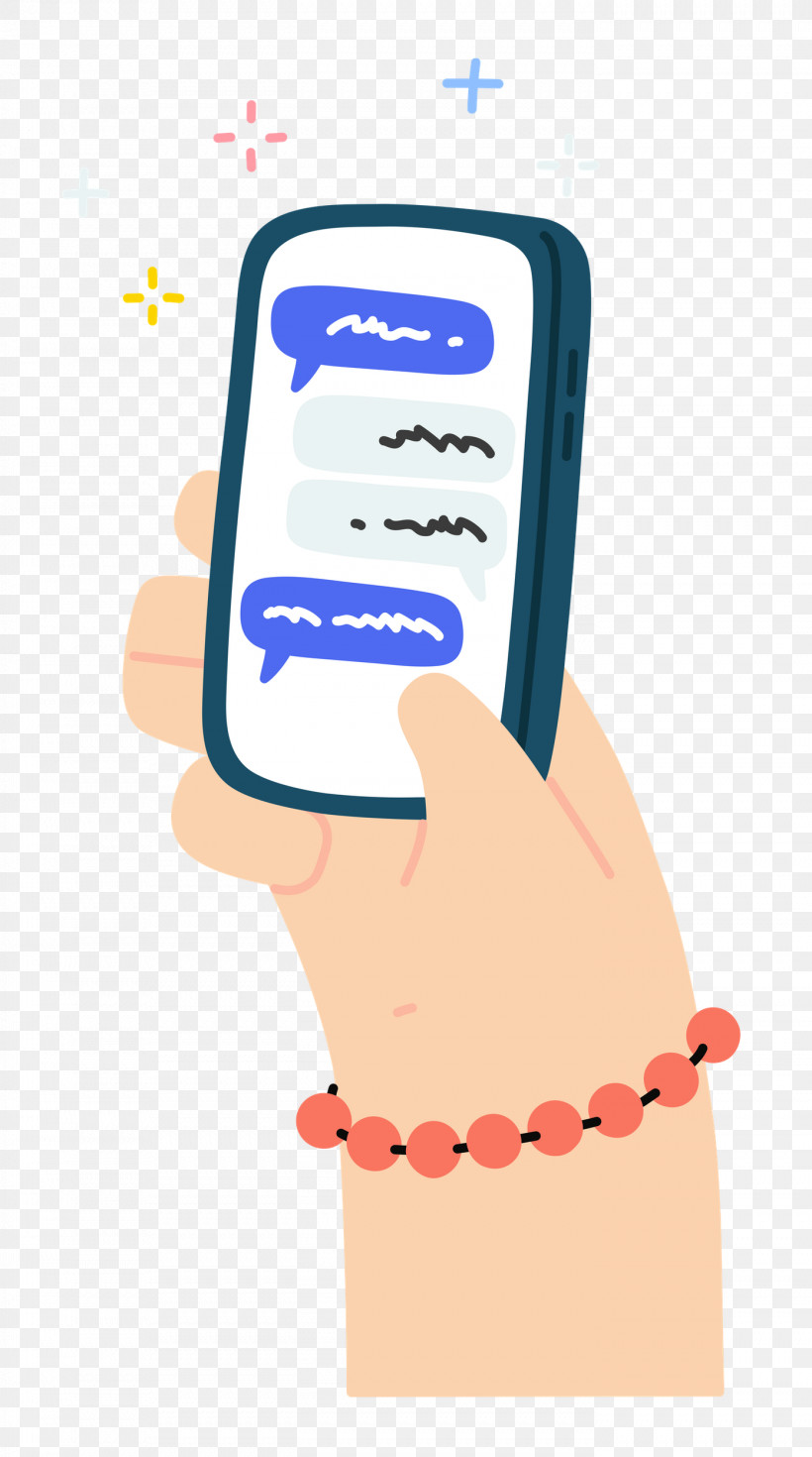 Chatting Chat Phone, PNG, 1394x2500px, Chatting, Cartoon, Chat, Geometry, Hand Download Free