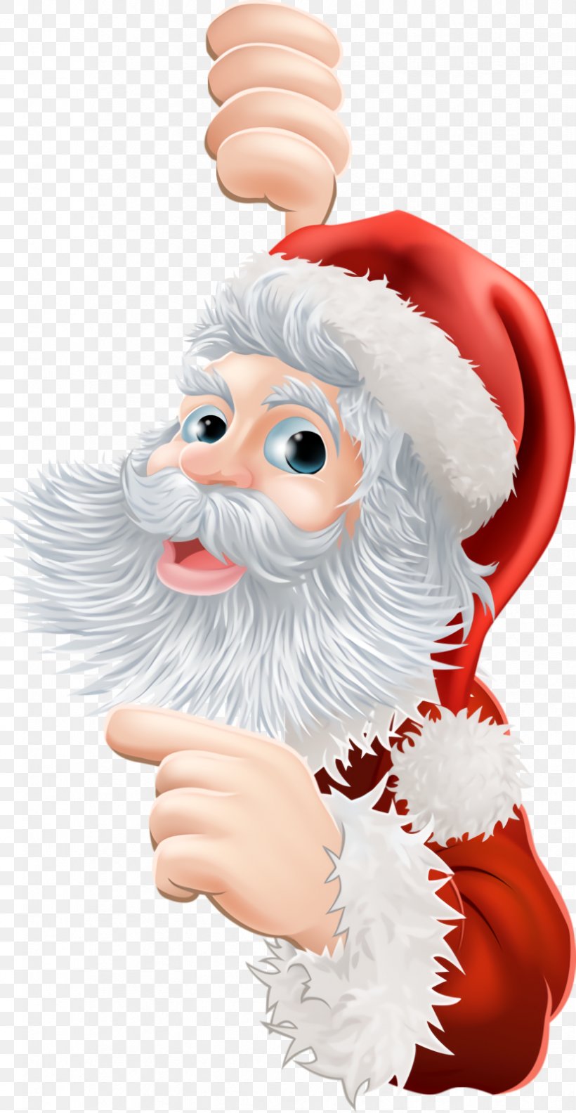Christmas Santa Santa Claus Saint Nicholas, PNG, 828x1600px, Christmas Santa, Facial Hair, Father Christmas, Finger, Gesture Download Free