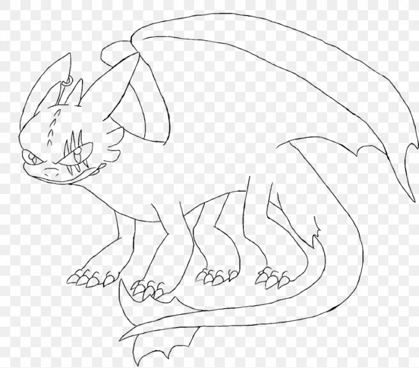 Domestic Rabbit Line Art Drawing Night Fury Toothless, PNG, 953x838px, Domestic Rabbit, Animal Figure, Art, Artwork, Black And White Download Free