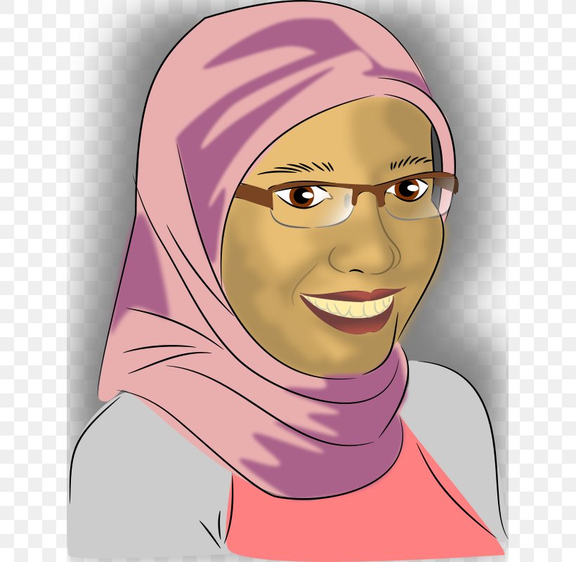 Hijab Muslim Woman Clip Art, PNG, 629x800px, Watercolor, Cartoon, Flower, Frame, Heart Download Free