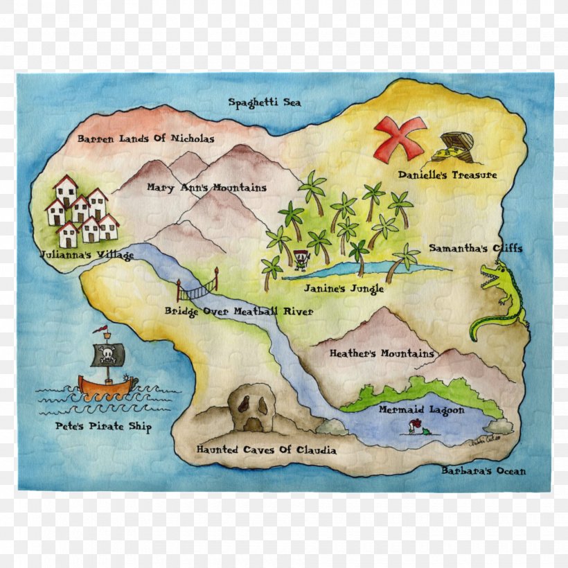 Treasure Map Fantasy Map World Map, PNG, 1840x1840px, Treasure Map, Atlas, Buccaneer, Crossbones, Fantasy Map Download Free