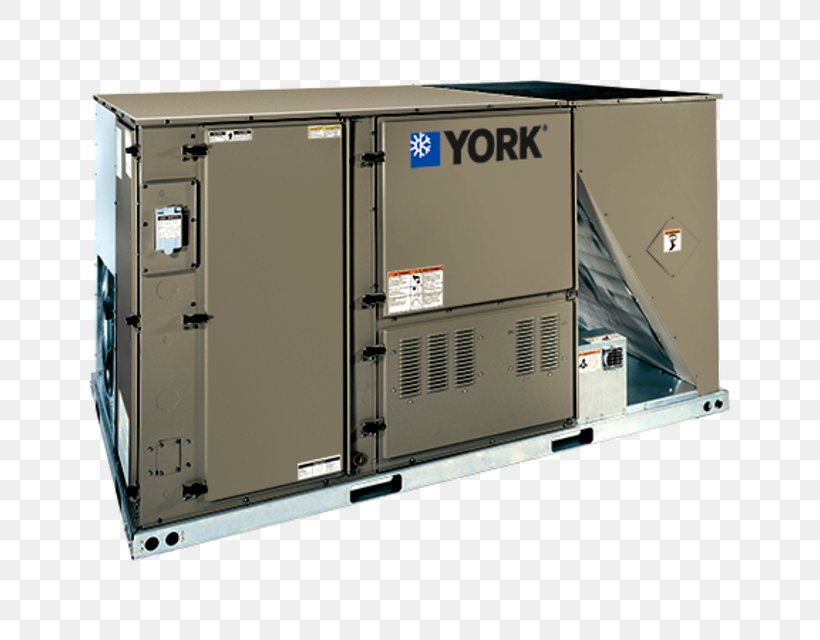 York International HVAC Seasonal Energy Efficiency Ratio Air Conditioning, PNG, 640x640px, York, Air Conditioning, Air Handler, Ashrae, Central Heating Download Free