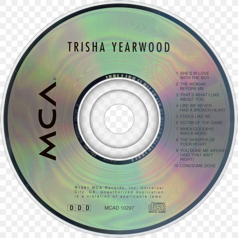 Compact Disc Album Trisha Yearwood : Greatest Hits (Songbook) A Collection Of Hits, PNG, 1000x1000px, Watercolor, Cartoon, Flower, Frame, Heart Download Free