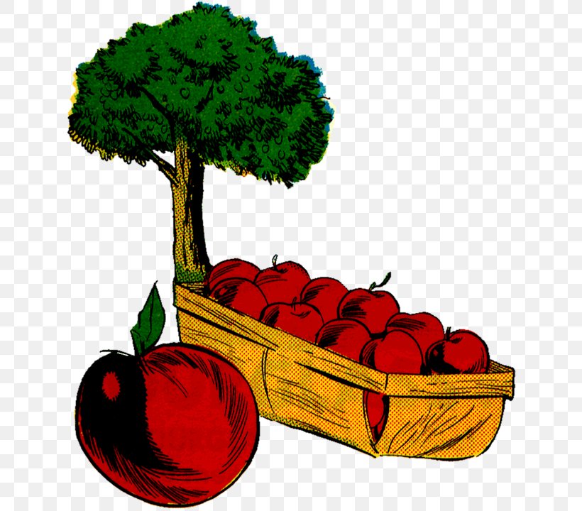 Fruit Tree, PNG, 640x720px, Cartoon, Flower, Flowerpot, Fruit, Plant Download Free