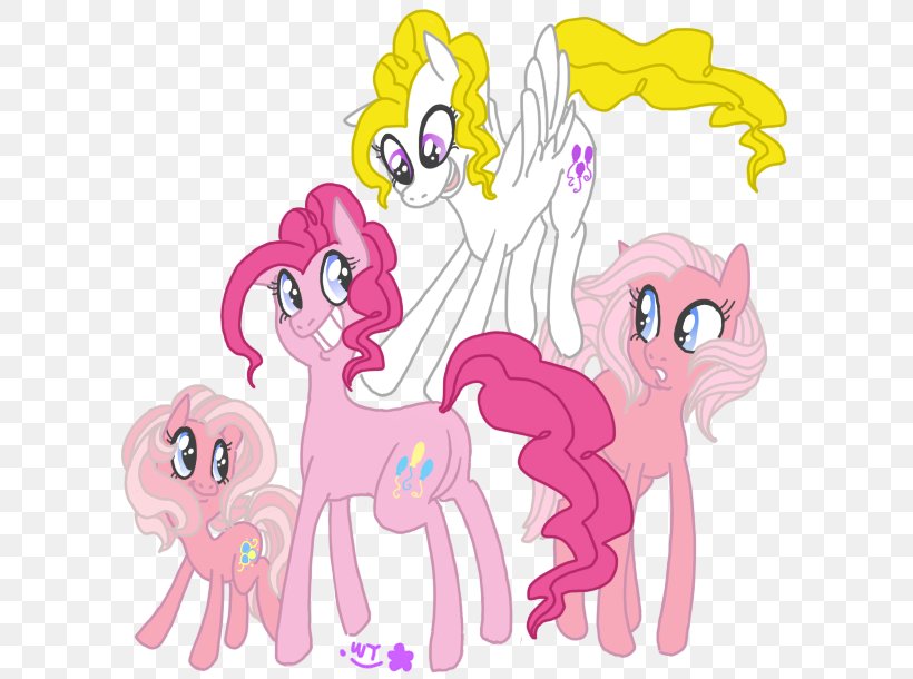 Pinkie Pie Twilight Sparkle Rainbow Dash Applejack Pony, PNG, 610x610px, Watercolor, Cartoon, Flower, Frame, Heart Download Free