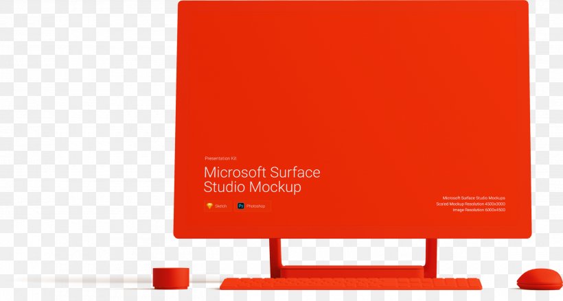 Surface Studio MacBook Pro Mockup, PNG, 2600x1392px, Surface Studio, Brand, Designer, Macbook, Macbook Pro Download Free