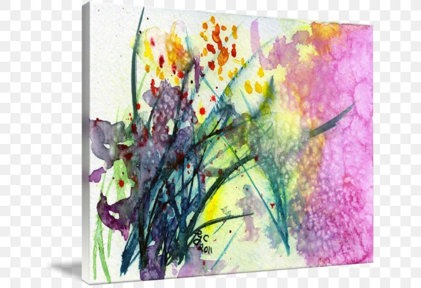 Watercolor Painting Flower Art, PNG, 650x560px, Painting, Acrylic Paint, Acrylic Resin, Art, Artwork Download Free