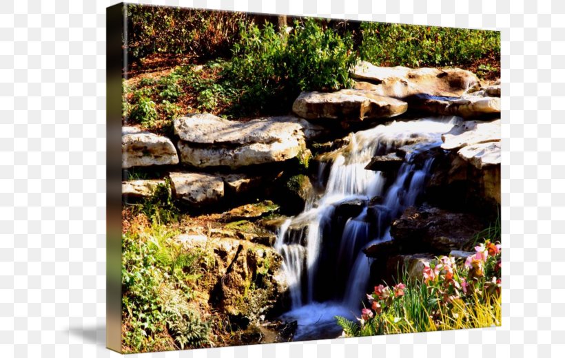 Waterfall Water Resources Stream Landscaping State Park, PNG, 650x520px, Waterfall, Body Of Water, Garden, Grass, Landscape Download Free