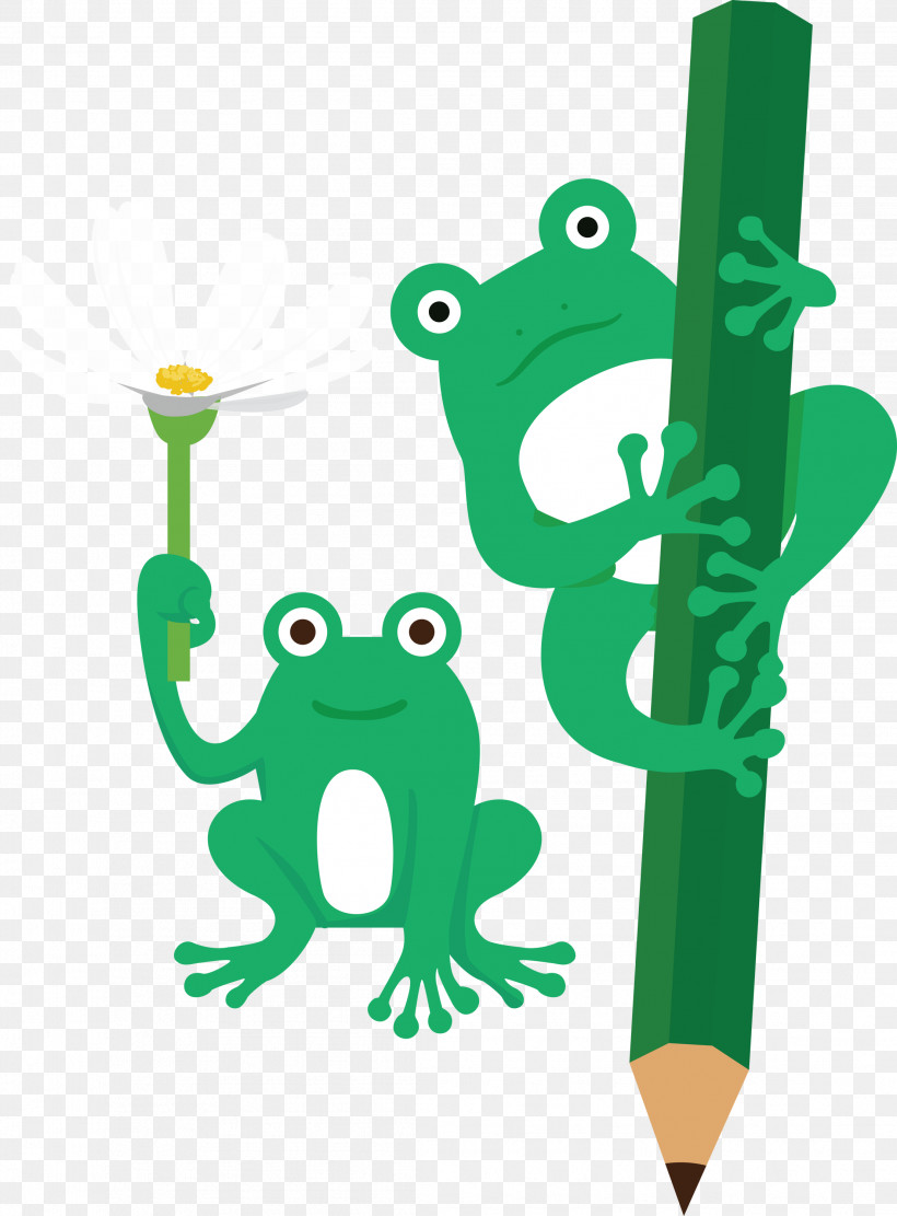 Tree Frog Frogs Cartoon Toad Green, PNG, 2213x3000px, Frog, Cartoon, Frogs, Green, Line Download Free