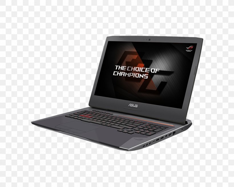 Laptop Gaming Notebook-G752 Series Republic Of Gamers ASUS Intel Core I7, PNG, 1000x800px, Laptop, Asus, Asus Rog G752vm Gc006t, Computer, Electronic Device Download Free