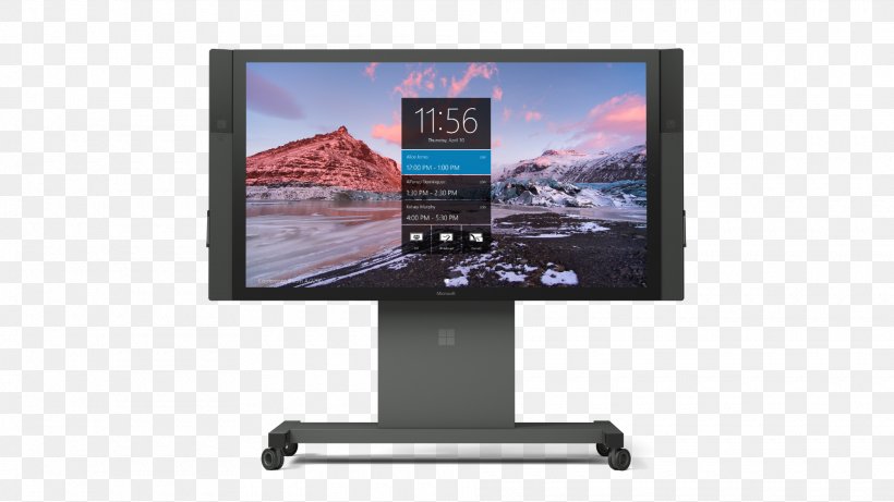 Surface Hub Microsoft Interactive Whiteboard Collaboration, PNG, 1920x1080px, Surface Hub, Advertising, Business, Collaboration, Computer Monitor Download Free