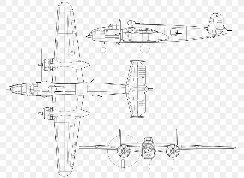 Airplane Aircraft Propeller North American B-25 Mitchell Line Art, PNG, 800x600px, Airplane, Aerospace Engineering, Aircraft, Aircraft Engine, Art Download Free