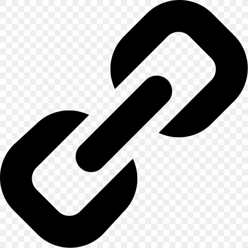 Hyperlink Icon Design, PNG, 981x981px, Hyperlink, Area, Artwork, Black And White, Brand Download Free