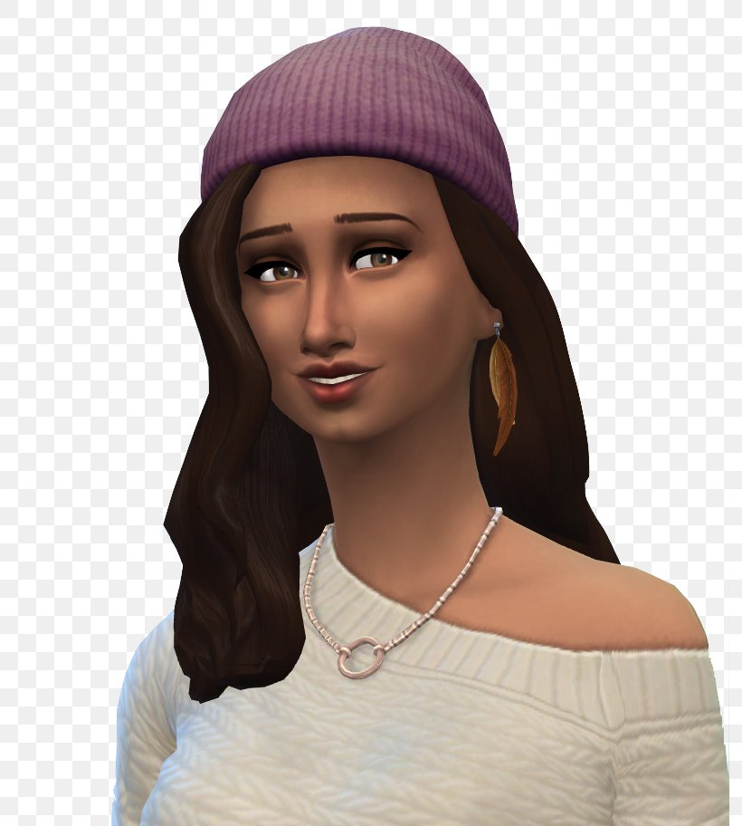 Beanie The Sims Knit Cap Screenshot Hat, PNG, 792x912px, Beanie, Brown Hair, Cap, Computer Monitors, Father Download Free
