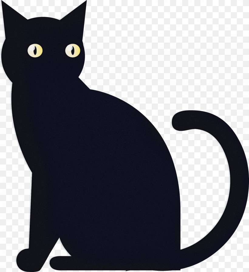 Halloween Black Cats Scaredy Cat, PNG, 1791x1951px, Halloween, American Bobtail, American Wirehair, Asian, Black Cat Download Free