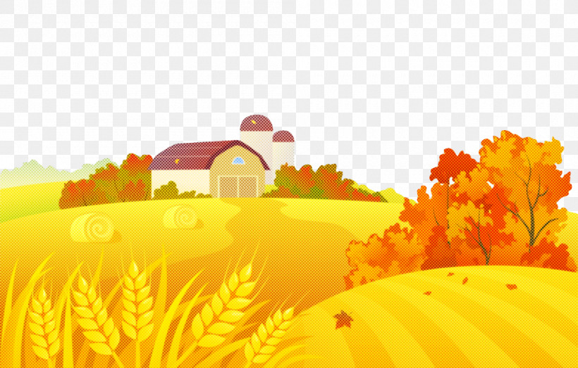 Orange, PNG, 1000x639px, Yellow, Animation, Field, Flower, Landscape Download Free