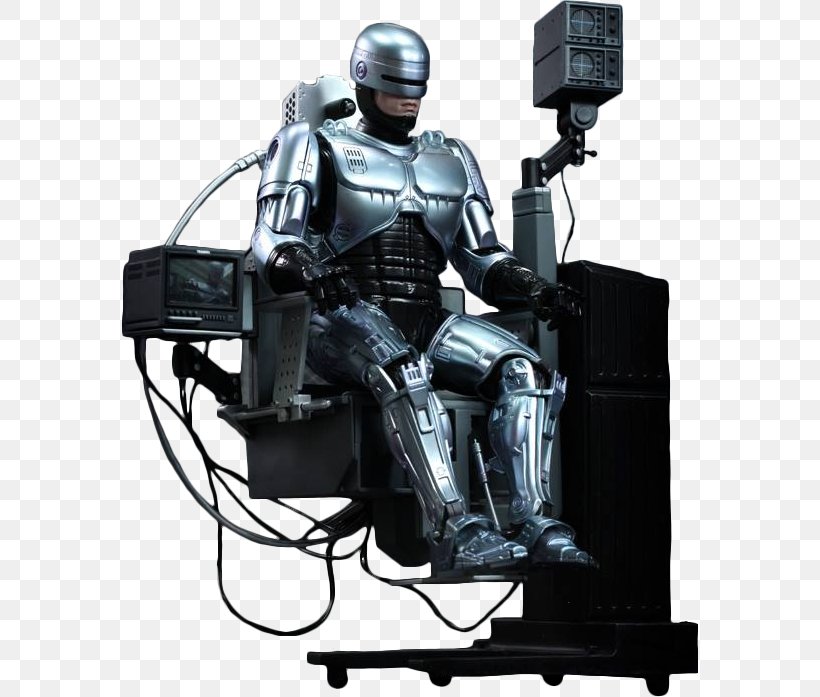 RoboCop Hot Toys Limited 1:6 Scale Modeling ED-209 Sideshow Collectibles, PNG, 577x697px, Robocop, Action Toy Figures, Chair, Collectable, Die Cast Toy Download Free