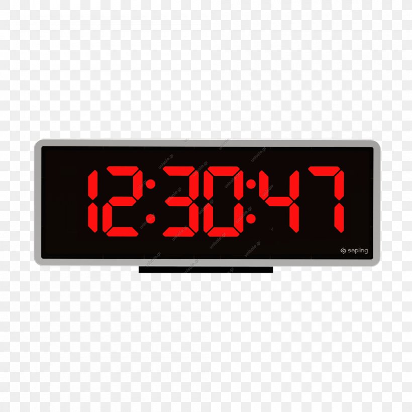 T. UNISALE I.K.E. Digital Clock Display Device Alarm Clocks, PNG, 1000x1000px, Digital Clock, Alarm Clocks, Clock, Countdown, Digital Data Download Free