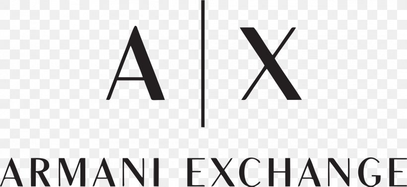 A/X Armani Exchange A|X Armani Exchange Fashion, PNG, 2118x977px, Ax Armani Exchange, Armani, Armani Exchange, Black, Black And White Download Free