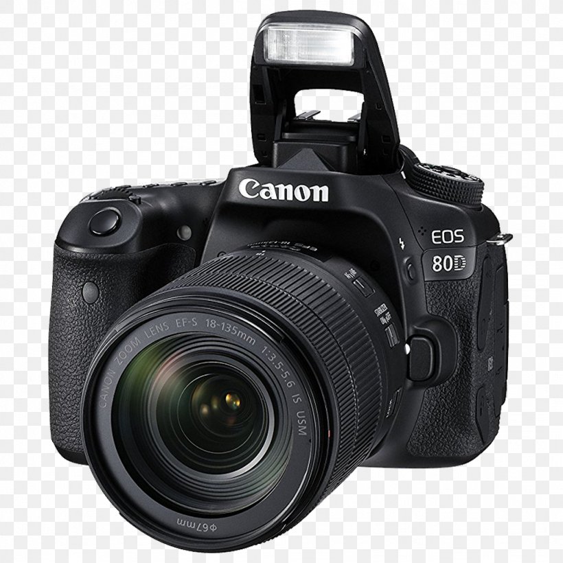 Canon EOS 80D Canon EF-S 18–135mm Lens Canon EF-S Lens Mount Digital SLR Canon EF-S 18–55mm Lens, PNG, 1024x1024px, Canon Eos 80d, Autofocus, Camera, Camera Accessory, Camera Lens Download Free