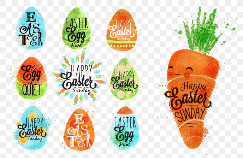 Easter Watercolor Painting Drawing Illustration, PNG, 800x533px, Easter, Crayon, Drawing, Easter Egg, Food Download Free