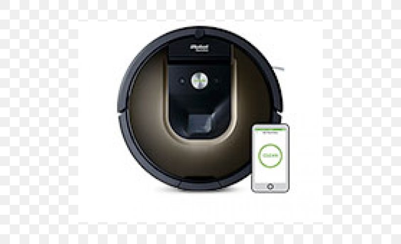 IRobot Roomba 980 Robotic Vacuum Cleaner, PNG, 500x500px, Irobot Roomba 980, Cleaner, Cleaning, Electronic Device, Electronics Download Free