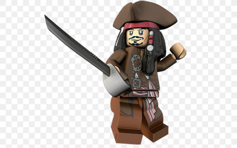 Jack Sparrow Lego Pirates Of The Caribbean: The Video Game Pirates Of The Caribbean: At World's End Hector Barbossa, PNG, 512x512px, Jack Sparrow, Black Pearl, Figurine, Hector Barbossa, Lego Download Free