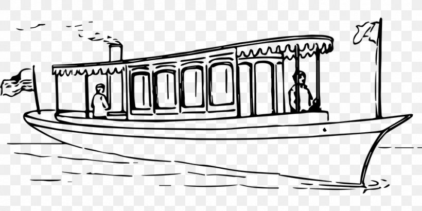 Steamboat Clip Art Steamship, PNG, 960x480px, Steamboat, Boat, Boating, Canoe, Coloring Book Download Free