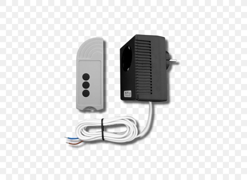 Adapter Radio Receiver Garage Doors Transmitter Battery Charger, PNG, 590x600px, Adapter, Ac Adapter, Alternating Current, Battery Charger, Door Download Free