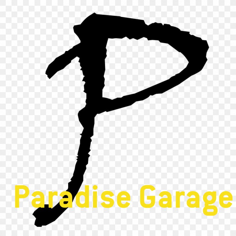 Paradise Garage Logo Disco Font Line, PNG, 1000x1000px, Paradise Garage, Black, Black And White, Disco, Garage House Download Free