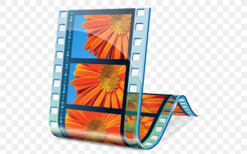 Windows Movie Maker Video Editing Software Film, PNG, 512x512px, Windows Movie Maker, Computer Software, Film, Film Editing, Flower Download Free