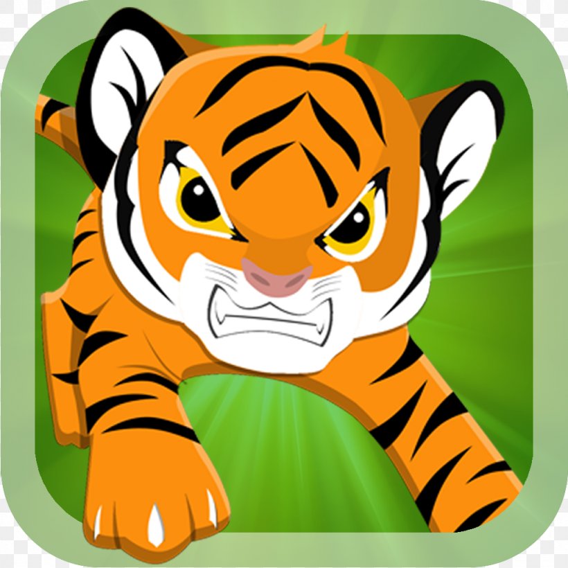 Tiger Whiskers Roar Cat, PNG, 1024x1024px, Tiger, Art, Big Cat, Big Cats, Carnivoran Download Free